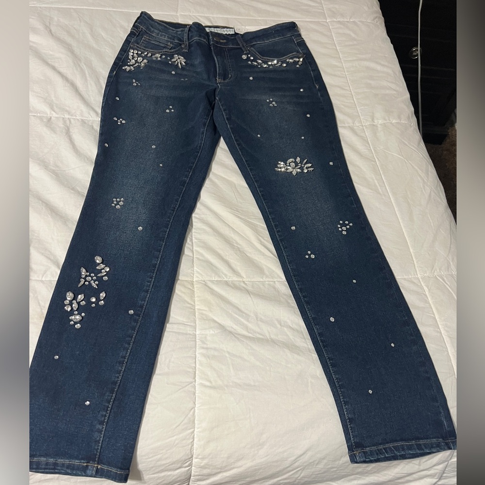 Embellished Blue Jeans - Picture 2 of 7